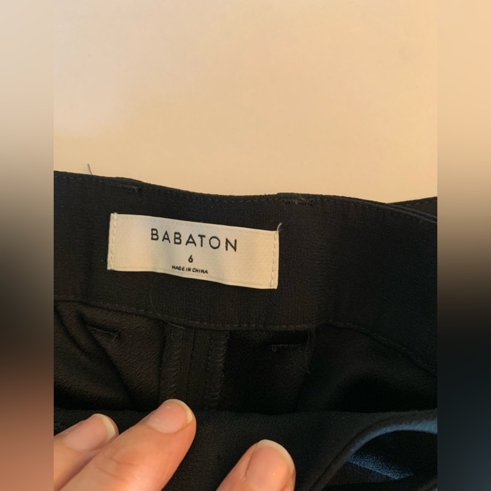 Aritzia Babaton Black  Lambros Pants. Size 6 business casual - Picture 5 of 12